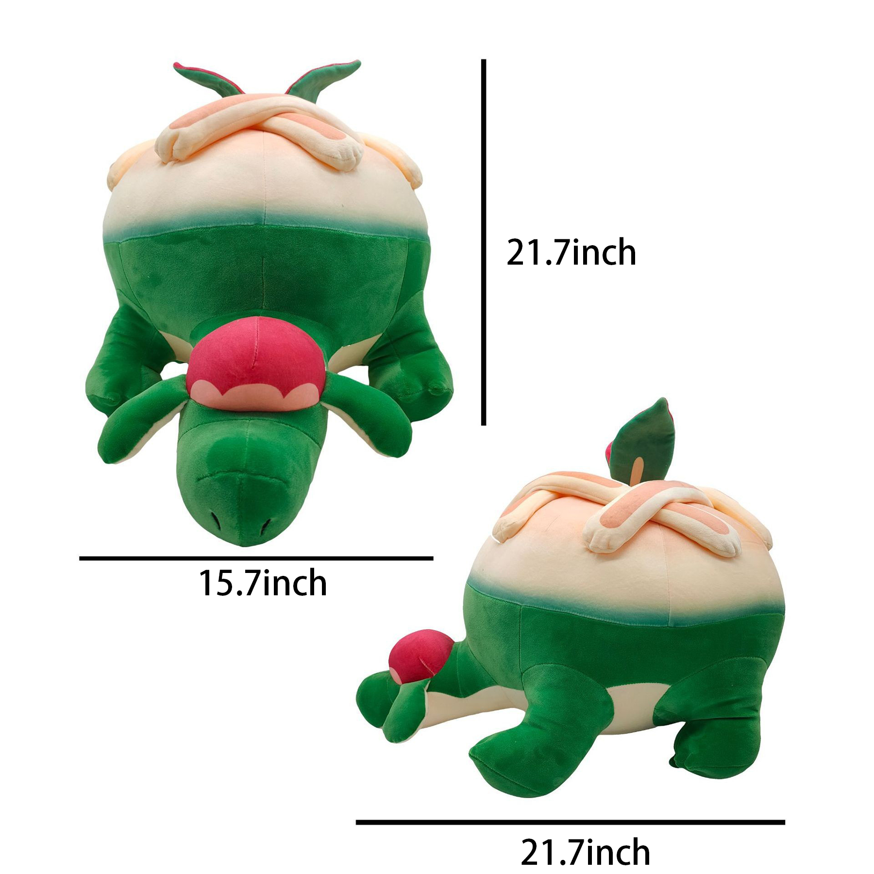 Cotton 15.7 Green Turtle Plushies Animal Tortoise Plush Toy 4