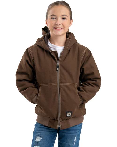Youth Highland Softstone Duck Hooded Jacket - BHJ61 7