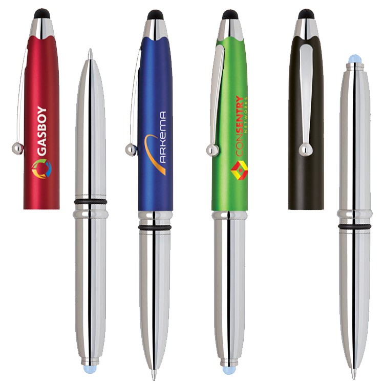 Steve II Stylus with LED Light and Pen - 3 in 1 2