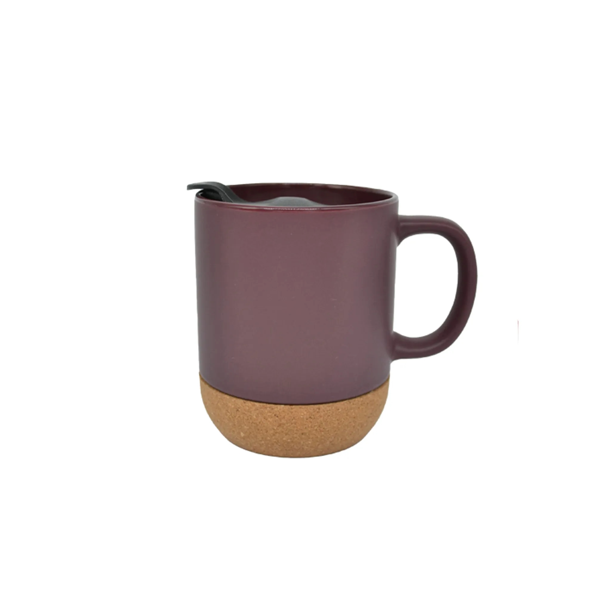 12oz Cork bottom ceramic mug Boshan 4.3" x3.4" 11