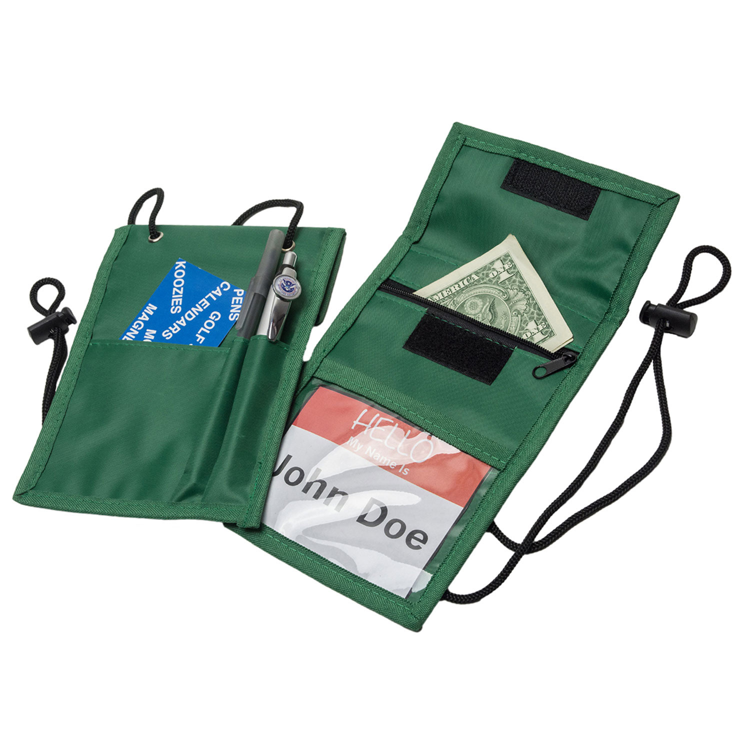 NYLON TWO POCKET FLAP WALLET 4