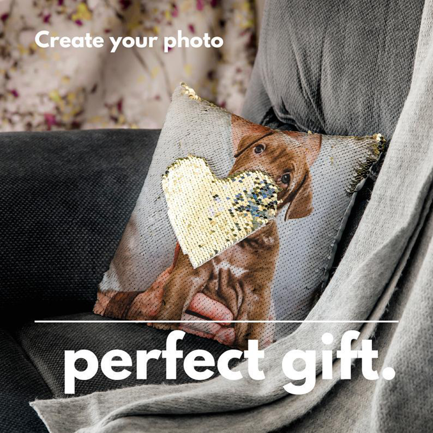 Magic Decorative Square Glitter Sequins Pillow Covers 3