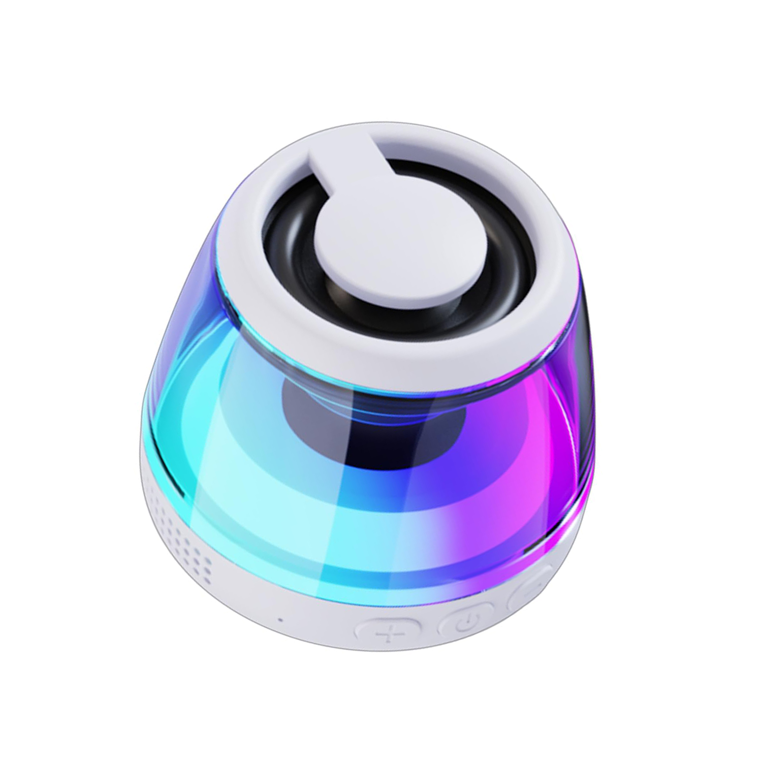 Portable Mini Bluetooth Speaker - Magnetic Base & RGB LED 7