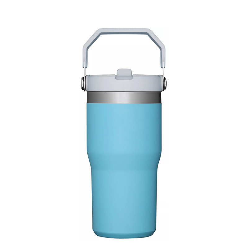 20 Oz Vacuum Flip Straw Tumbler (Silk-screen / Laser Engraved) 15