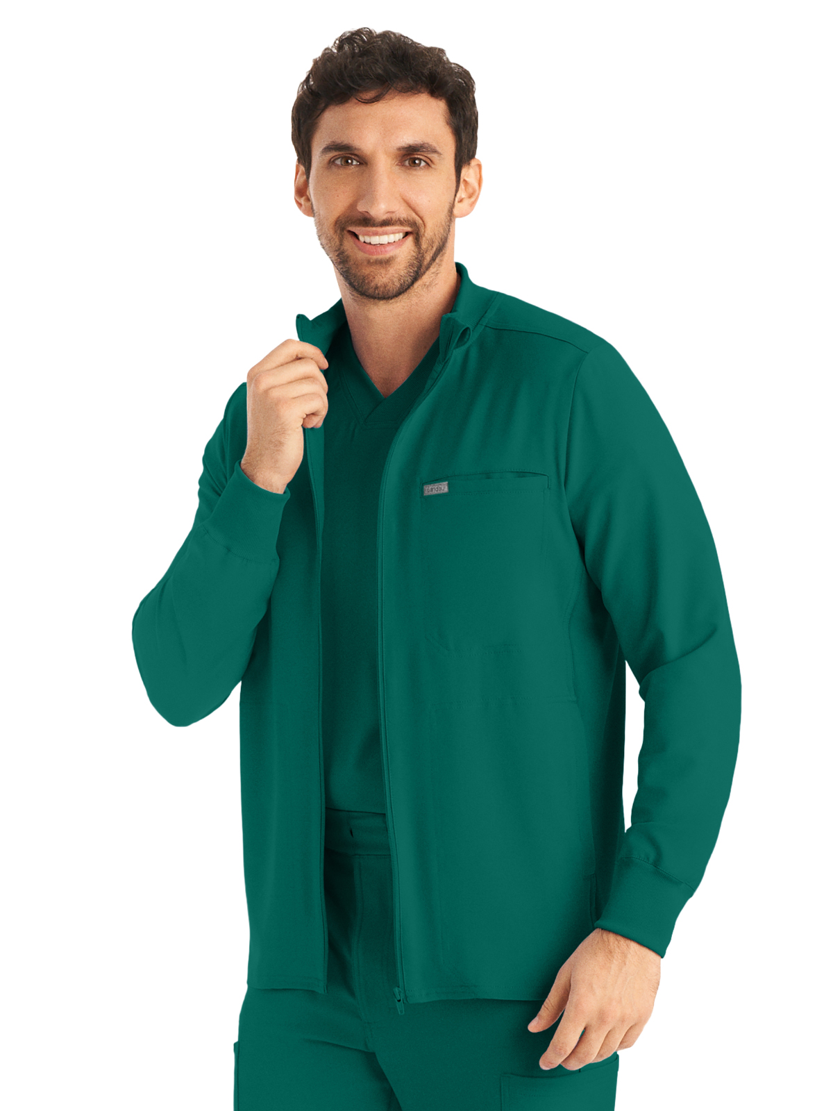 Landau - Forward - Men's Three-Pocket Mock-Neck Zip-Front Jacket 4
