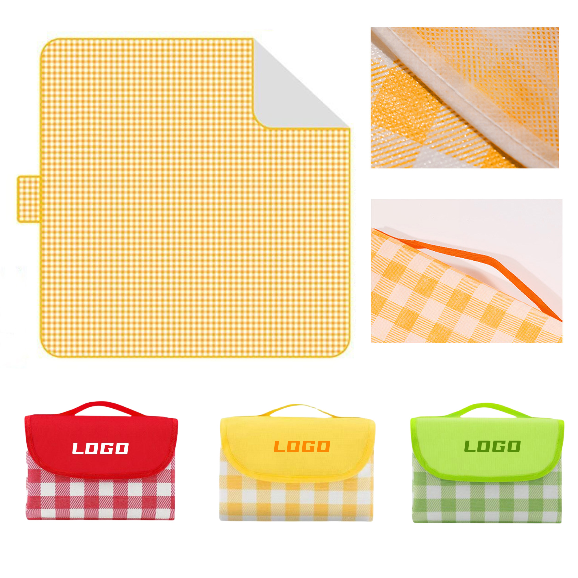 Foldable Picnic Blanket with Carry Strap 3