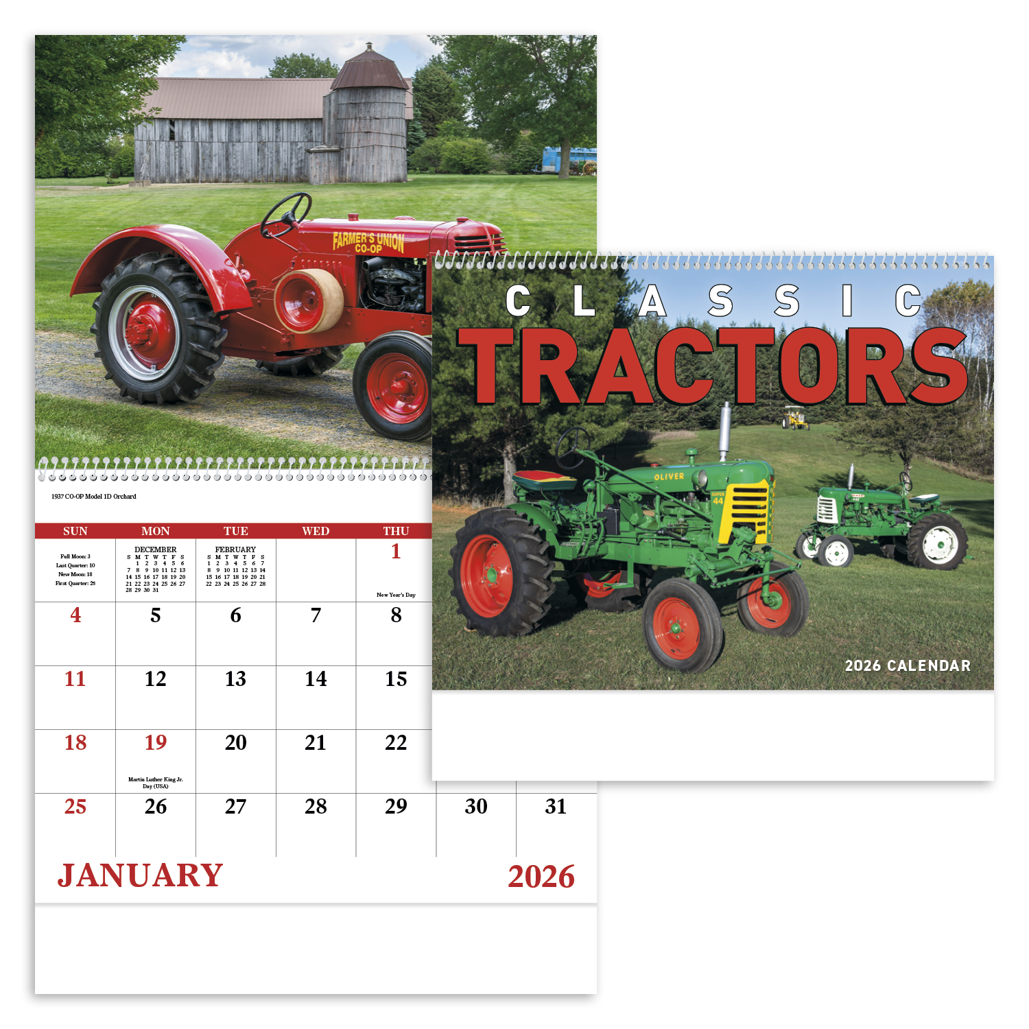Good Value™ Classic Tractor - Spiral Calendar 27