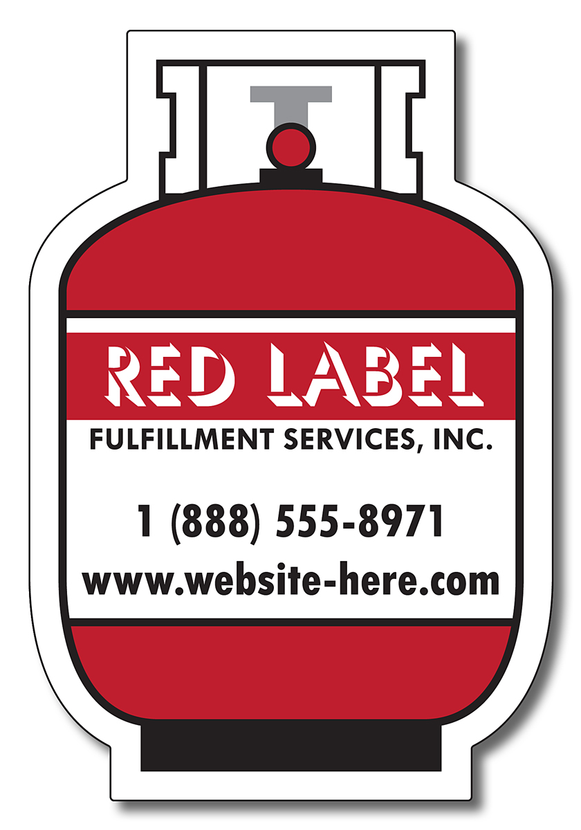 Magnet - Propane Bottle/Tank (2.25x3.3125) - Outdoor Safe 1