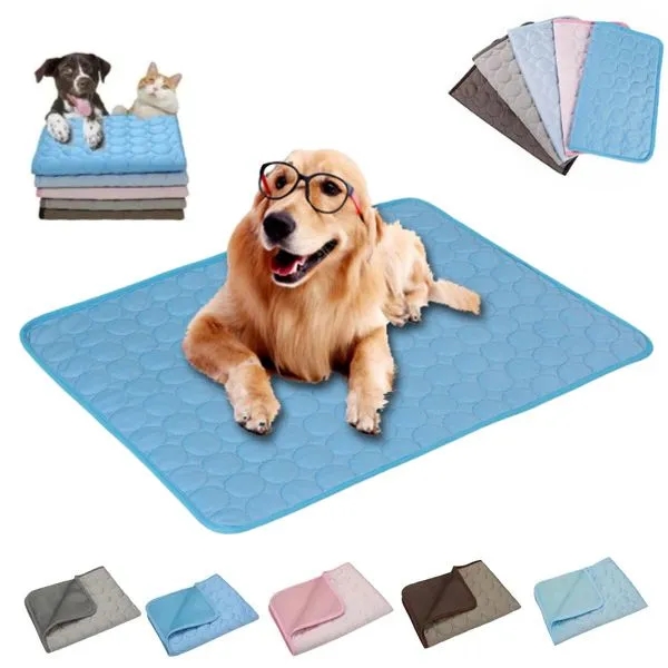 Summer Cooling Ice Silk Pet Dog Cat Mat 5