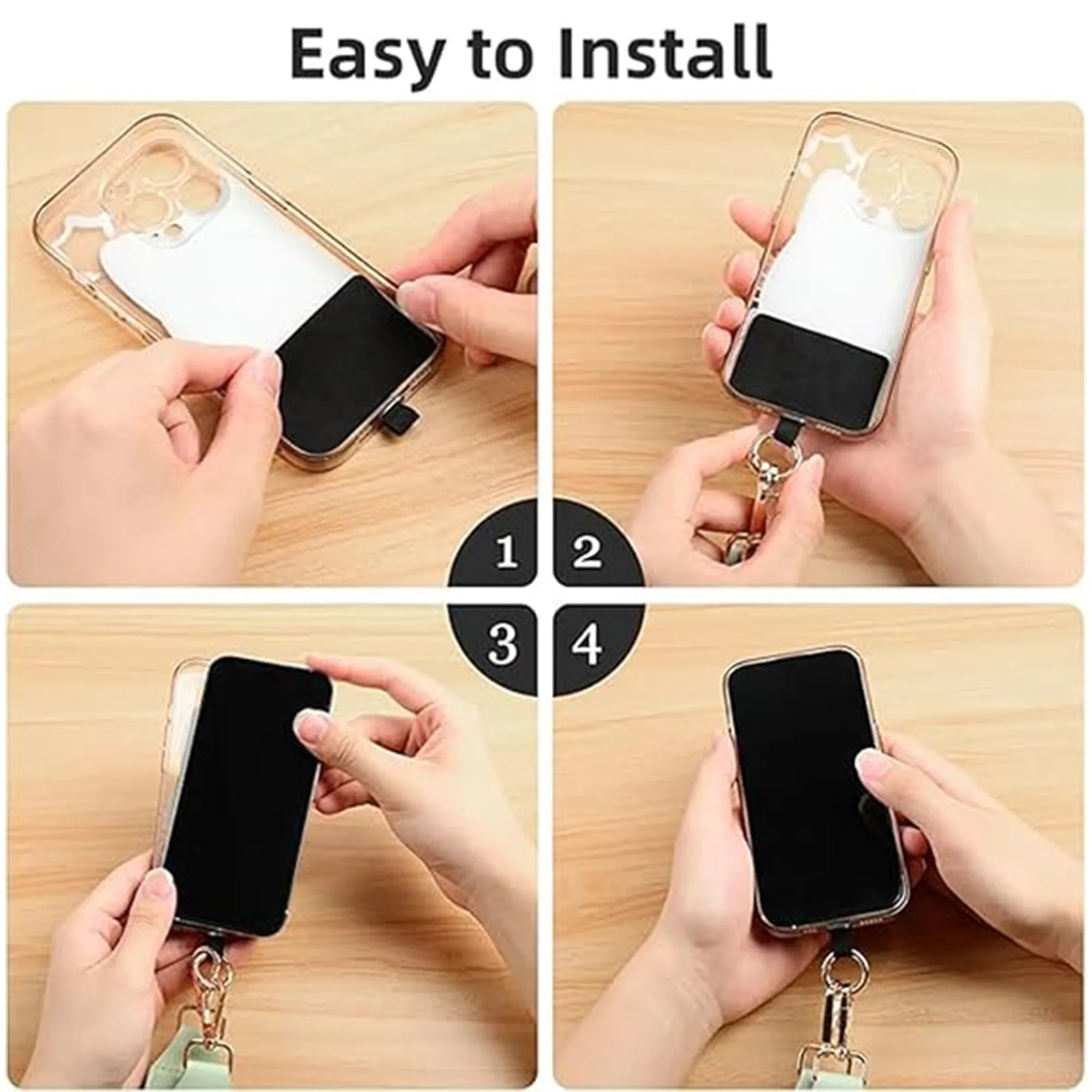 Replaceable Detachable Phone Strap with Purse and Lanyard 5