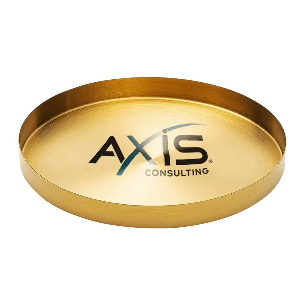 Stainless Steel Gold Serving Tray 3