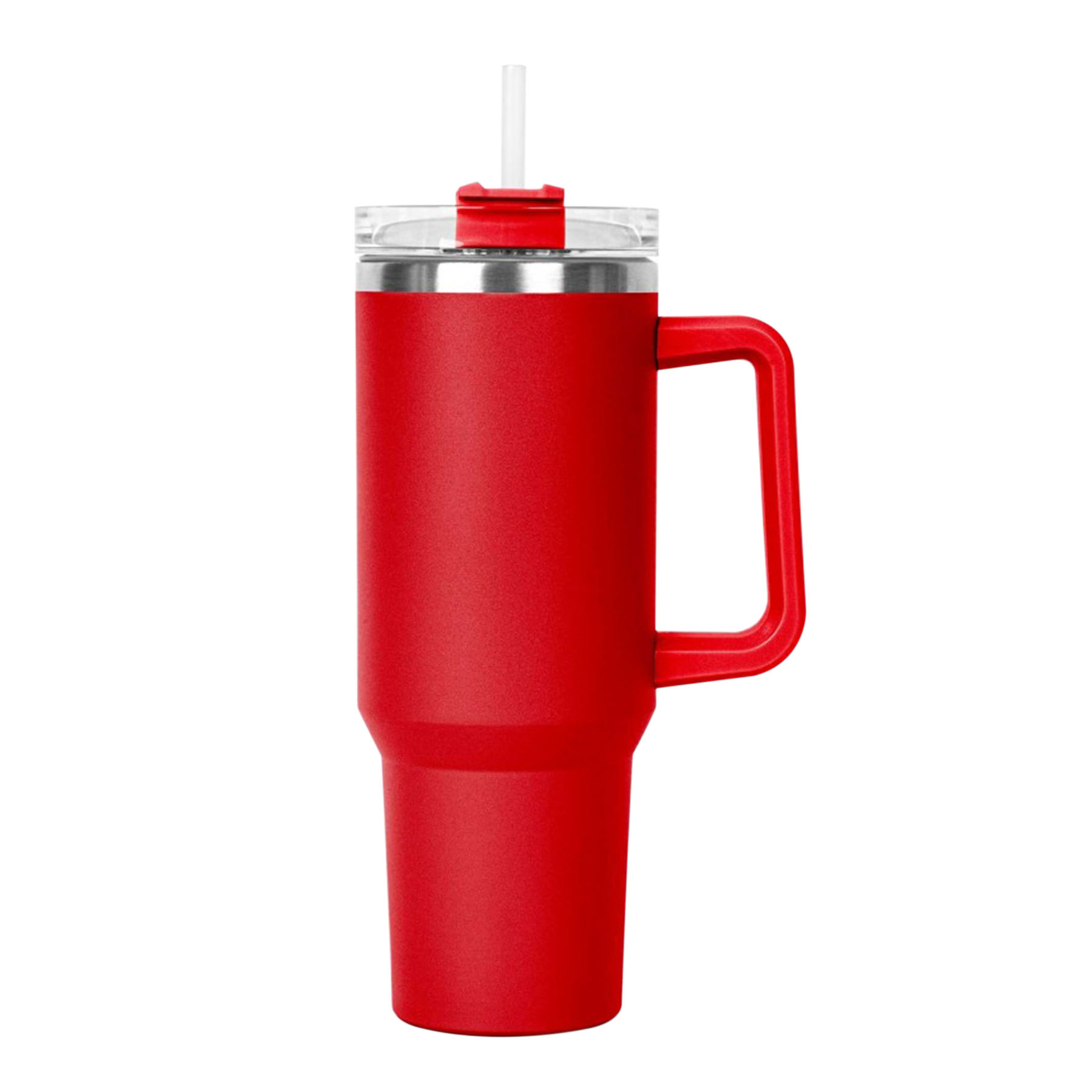 40 OZ. S/S Travel Handle Mug w/ Twist Closure Straw Lid 3