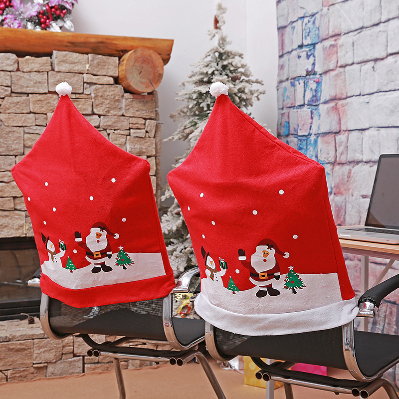 Felt Christmas Chair Covers(Chair Decoration) 4