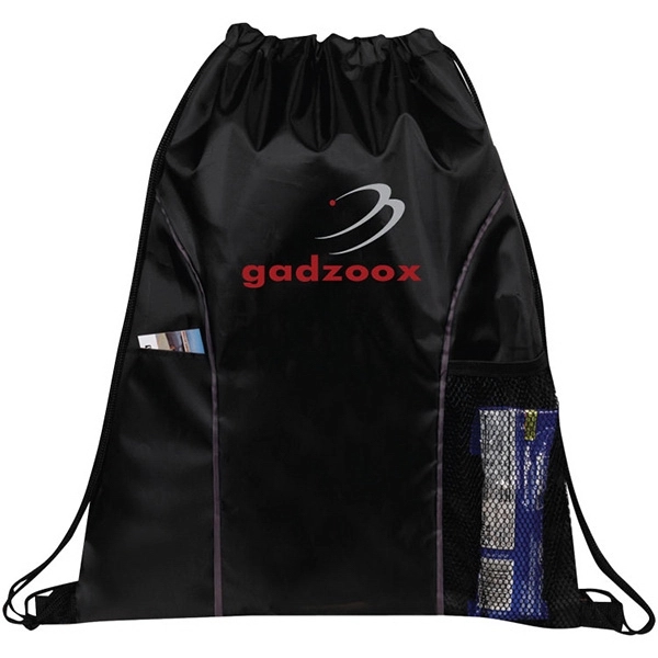 Vernon Dual Pocket Drawstring Bag 4