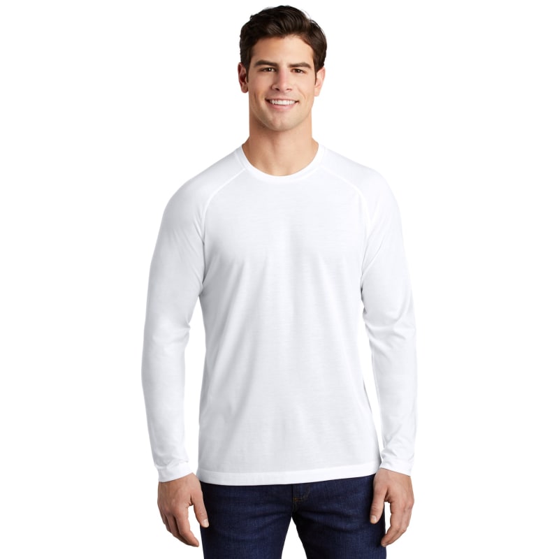 Sport-Tek PosiCharge Long Sleeve Tri-Blend Wicking Raglan Tee 6