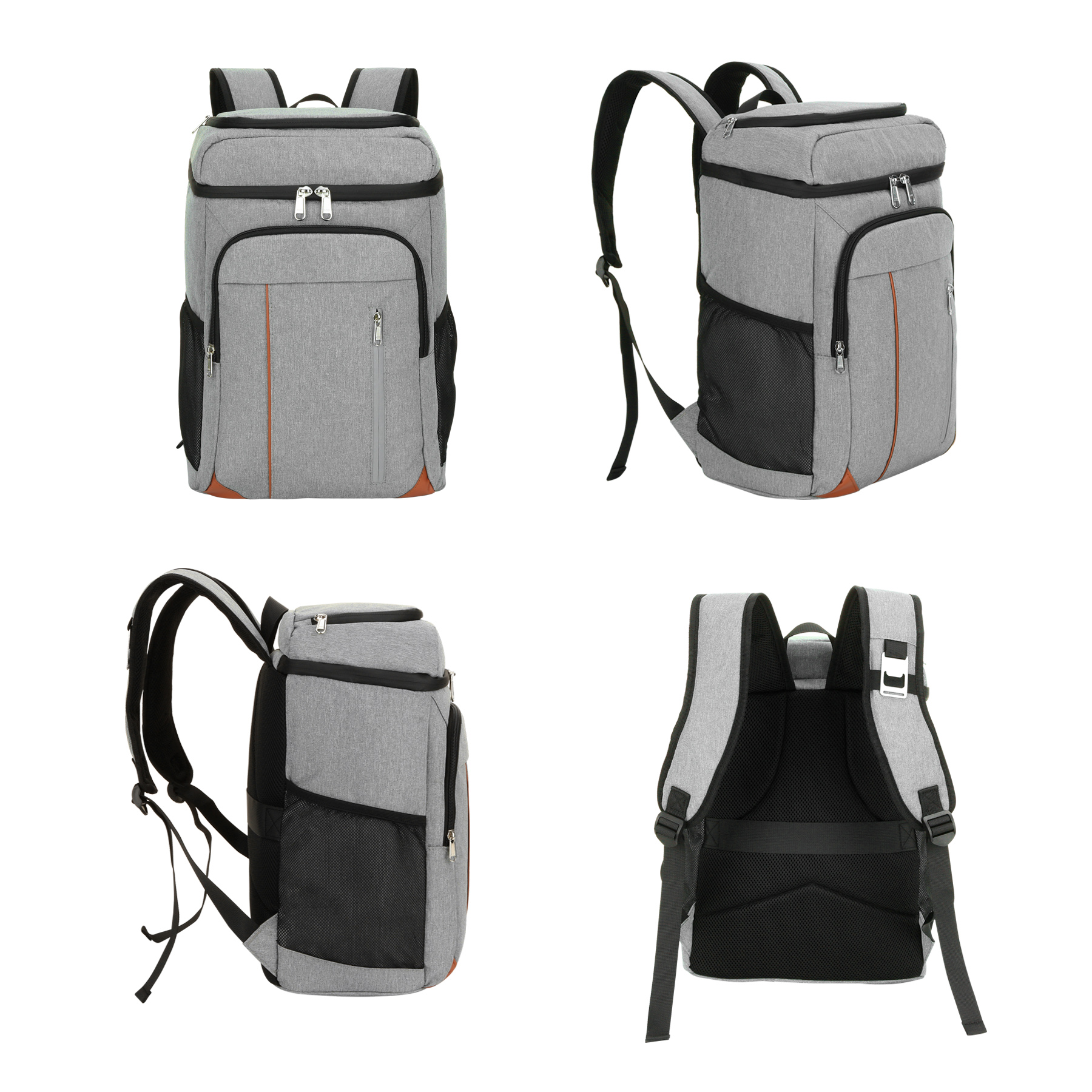 28 Can Dual Compartment Insulated Backpack Cooler 2