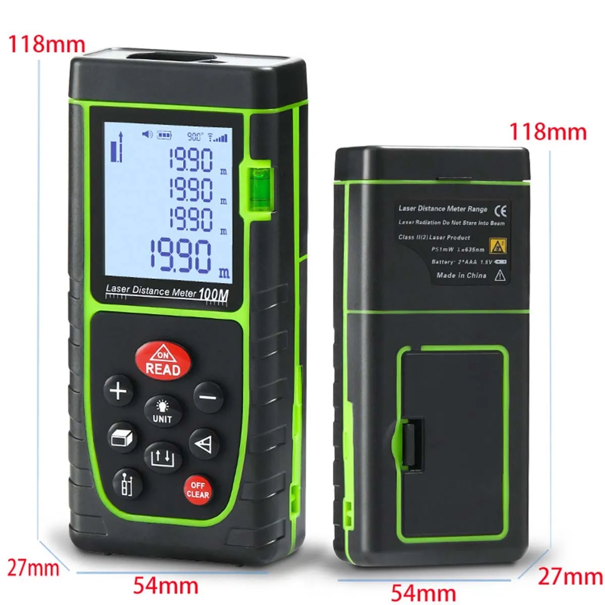 40/60/80/100M Laser Rangefinder Electronic Ruler 5