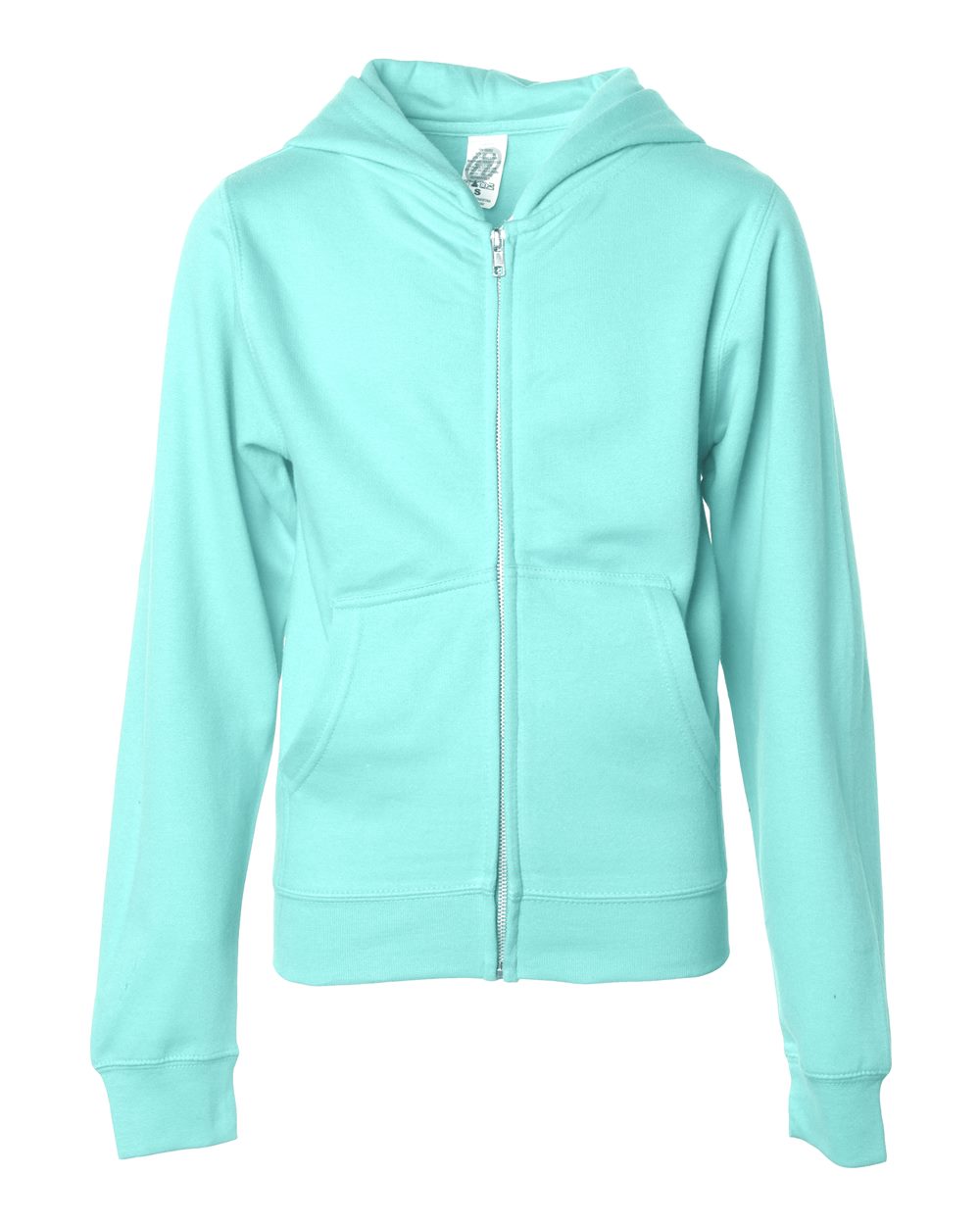 Youth Midweight Full-Zip Hooded Sweatshirt - SS4001YZ 2