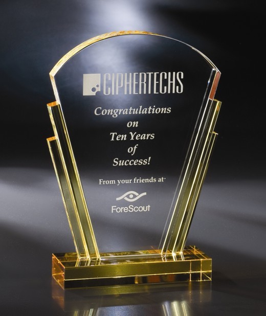 Artistic Expressions Crystal Shell Award 1