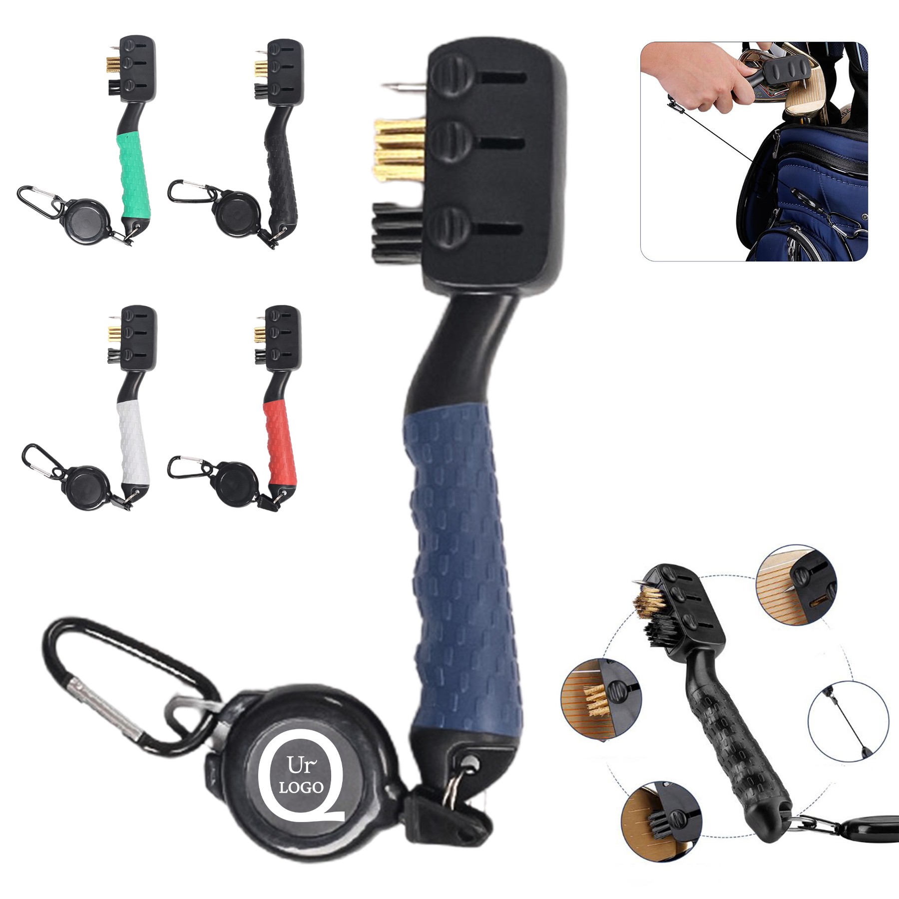 Multi-Functional Golf Club Cleaner