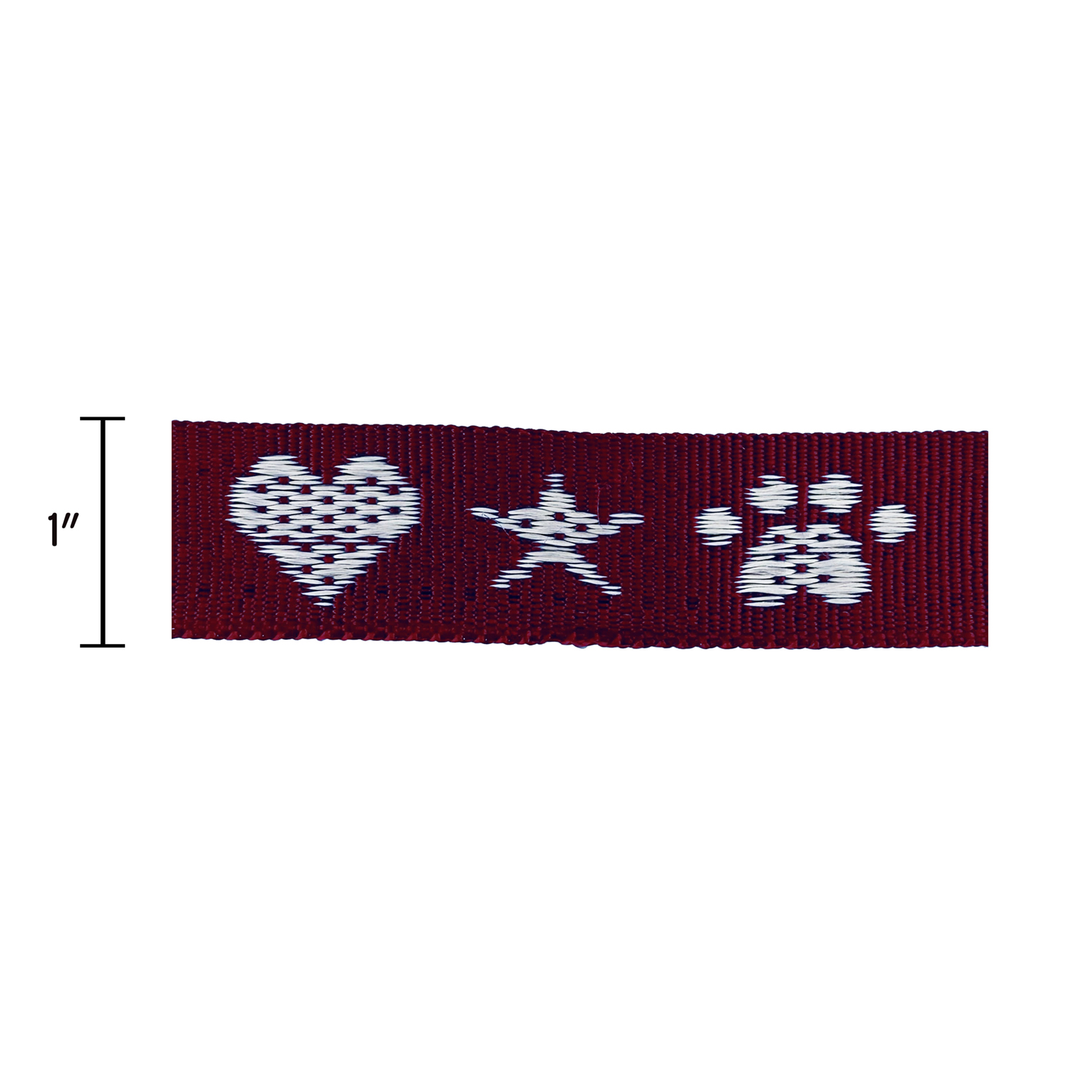 1" Woven Wristband - "Classic" Weave 2