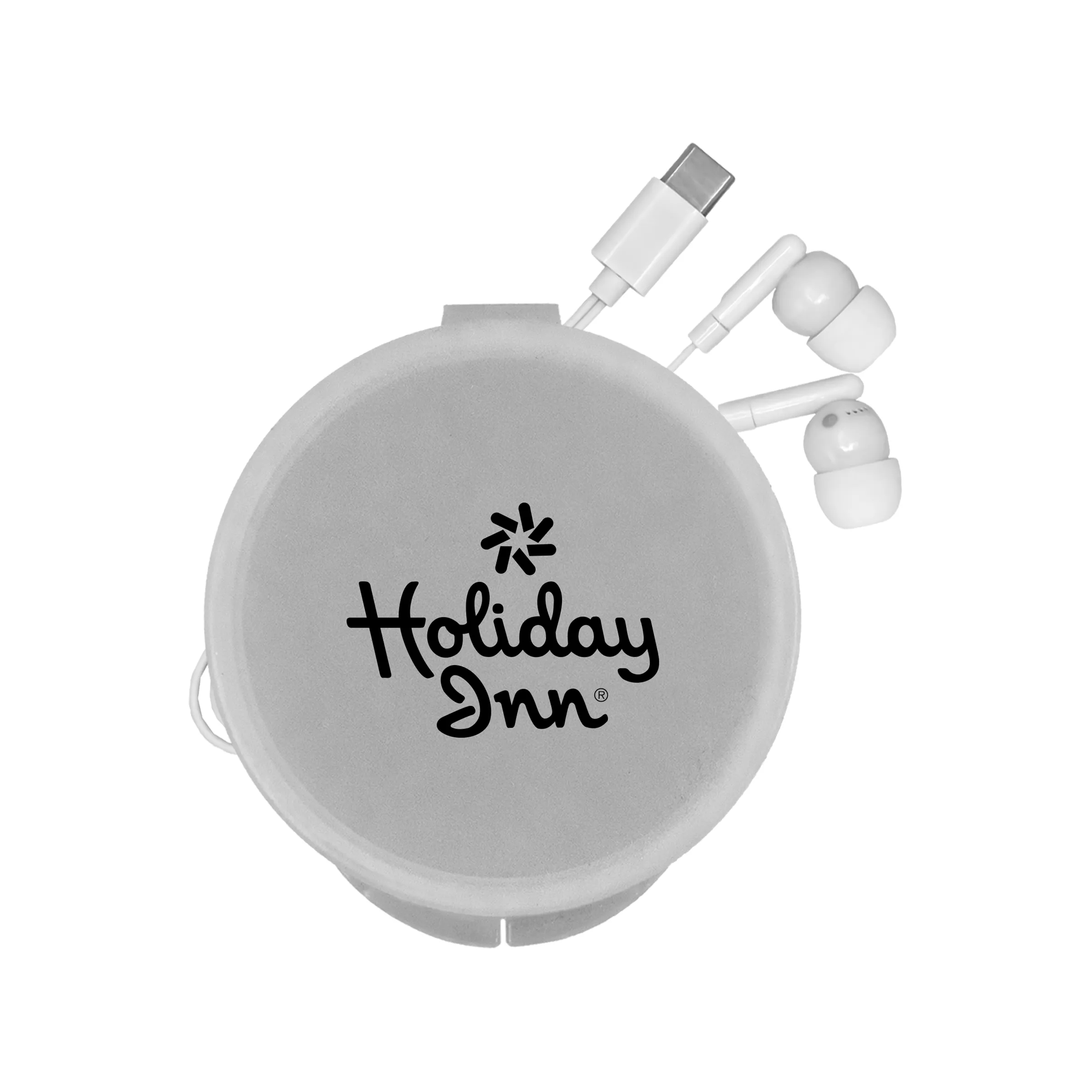 Round Type C Ear Bud Case 17