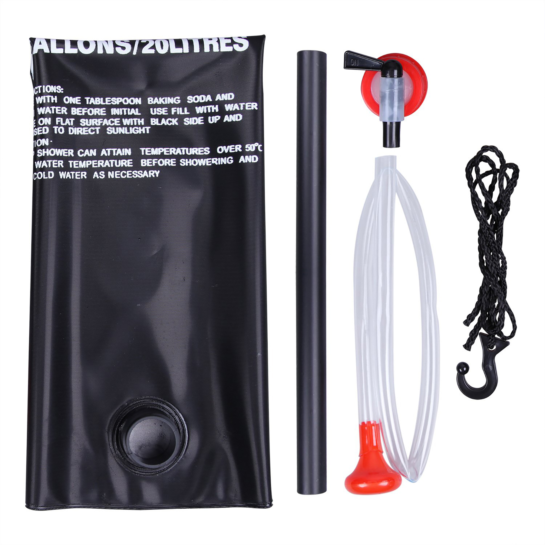 Portable Solar Camping Shower Bag 2