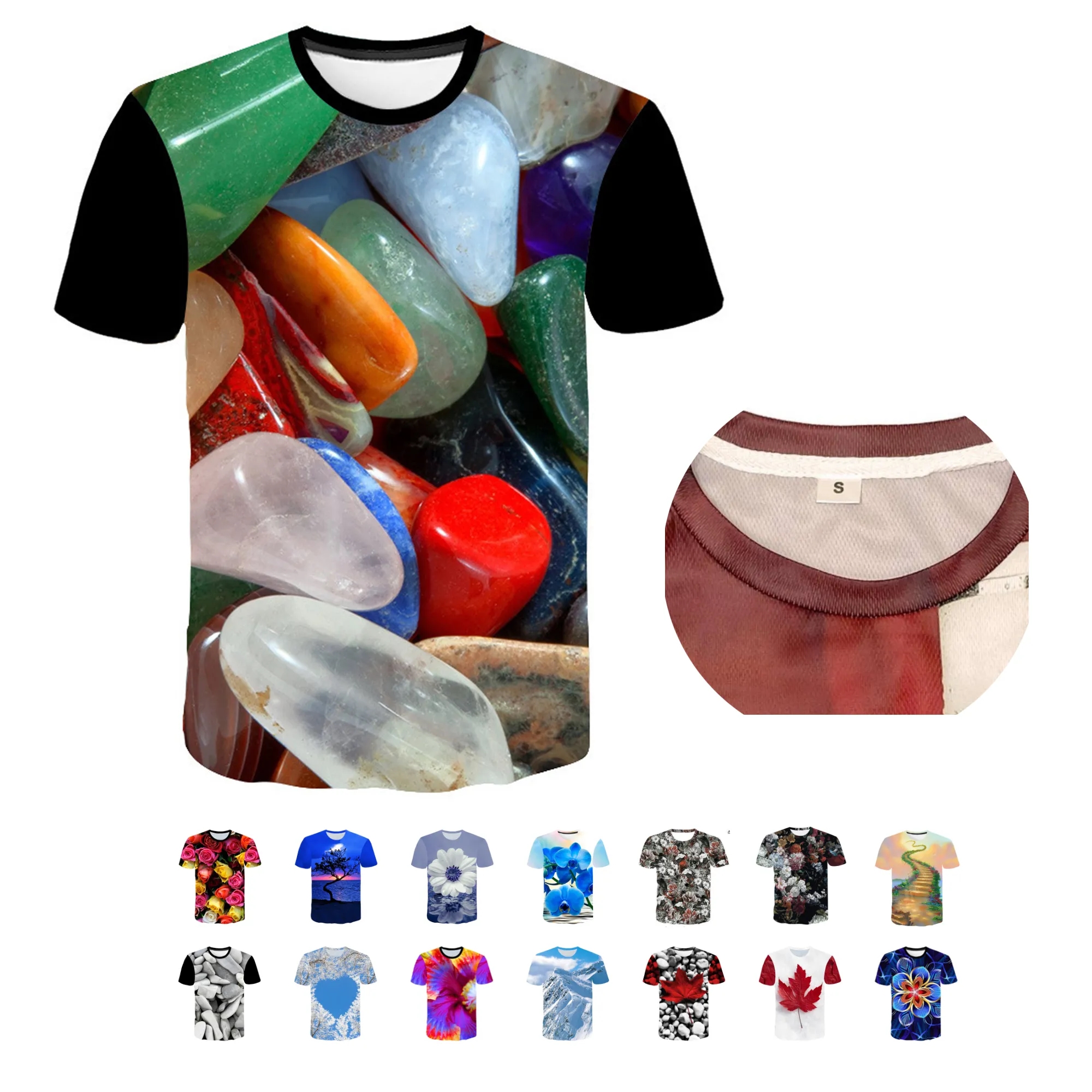 Unisex Cooling Sublimation Short Sleeve T-Shirt 1