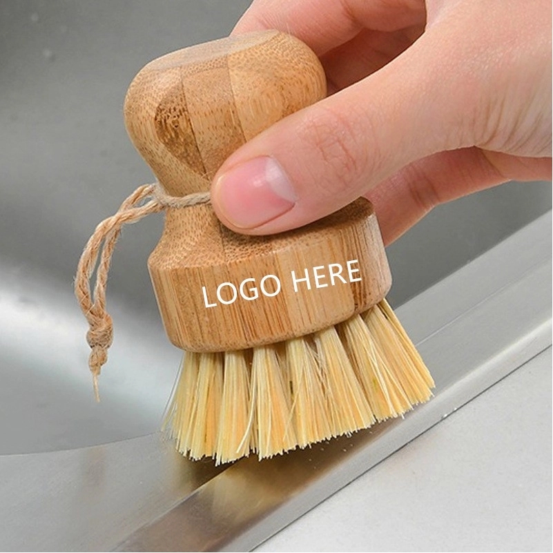 Wooden Scrub Brush With Palm Sial Fibers 2