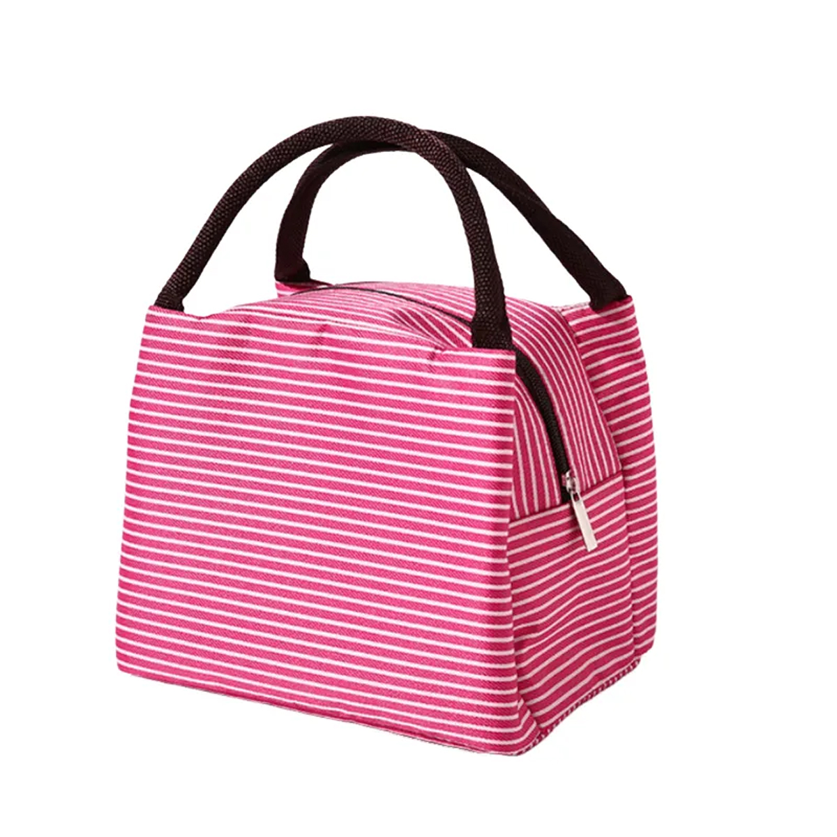 Insulated Lunch Bag with Striped Design 6