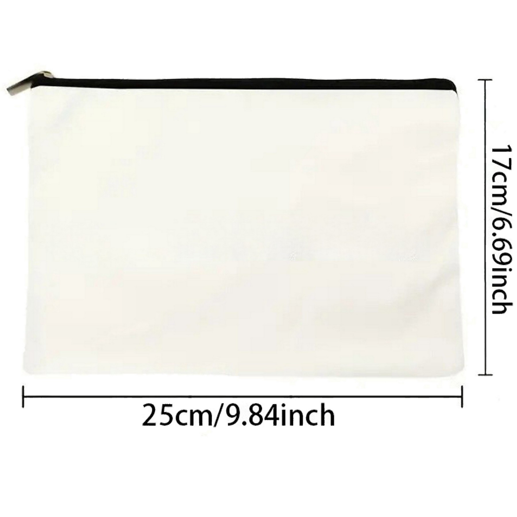 Canvas Zippered Pencil Case 3