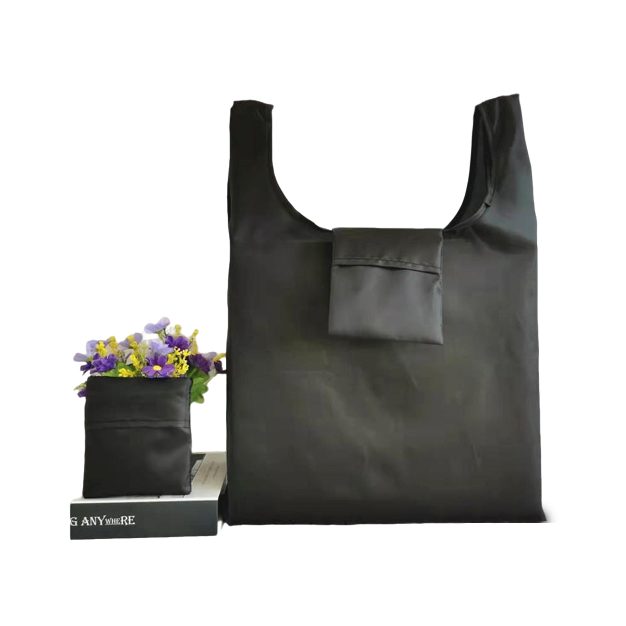 Foldable Waterproof Shopping Bag, custom tote bag with logo imprint 3