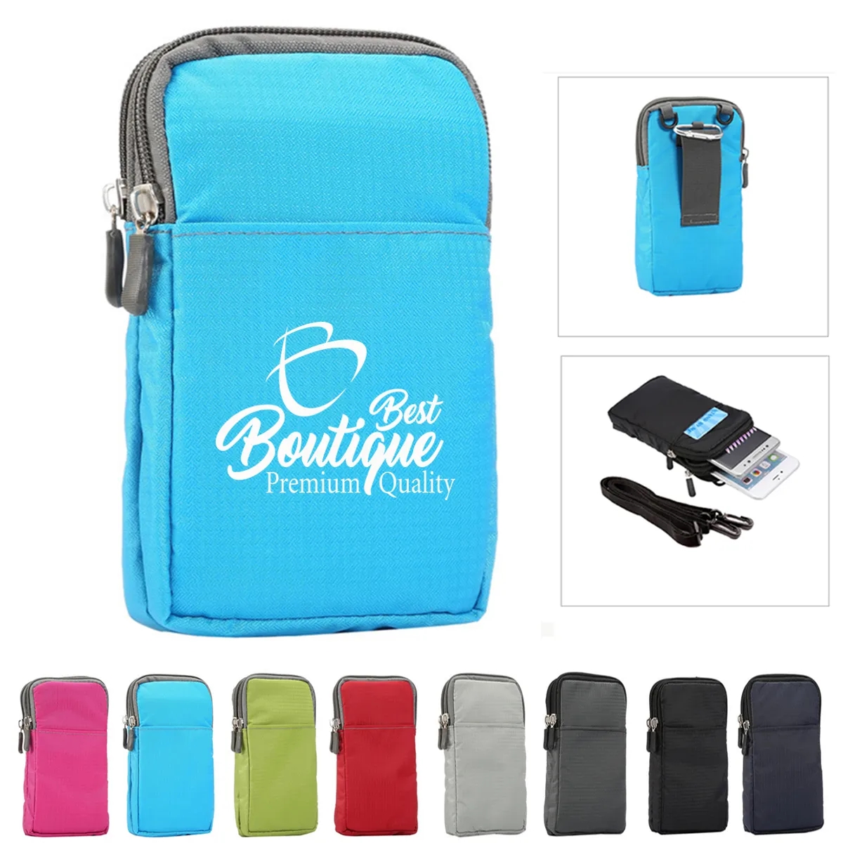 Outdoor Running Fitness Belt Sports Waist Fanny Pack 7