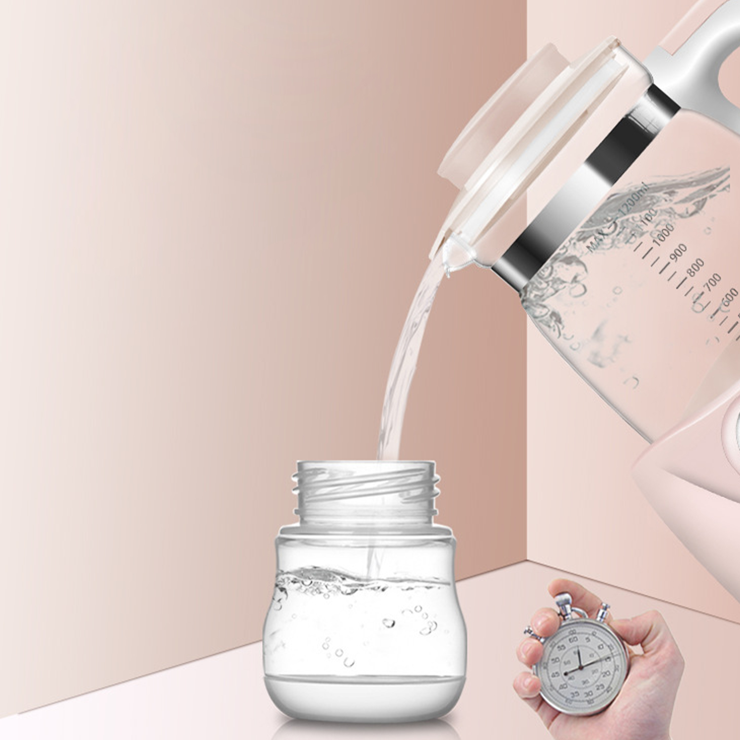 Glass Intelligent Constant Temperature Water Kettle 4