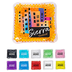 Full-Color Square Aqua Pearls™ Hot/Cold Pack 11