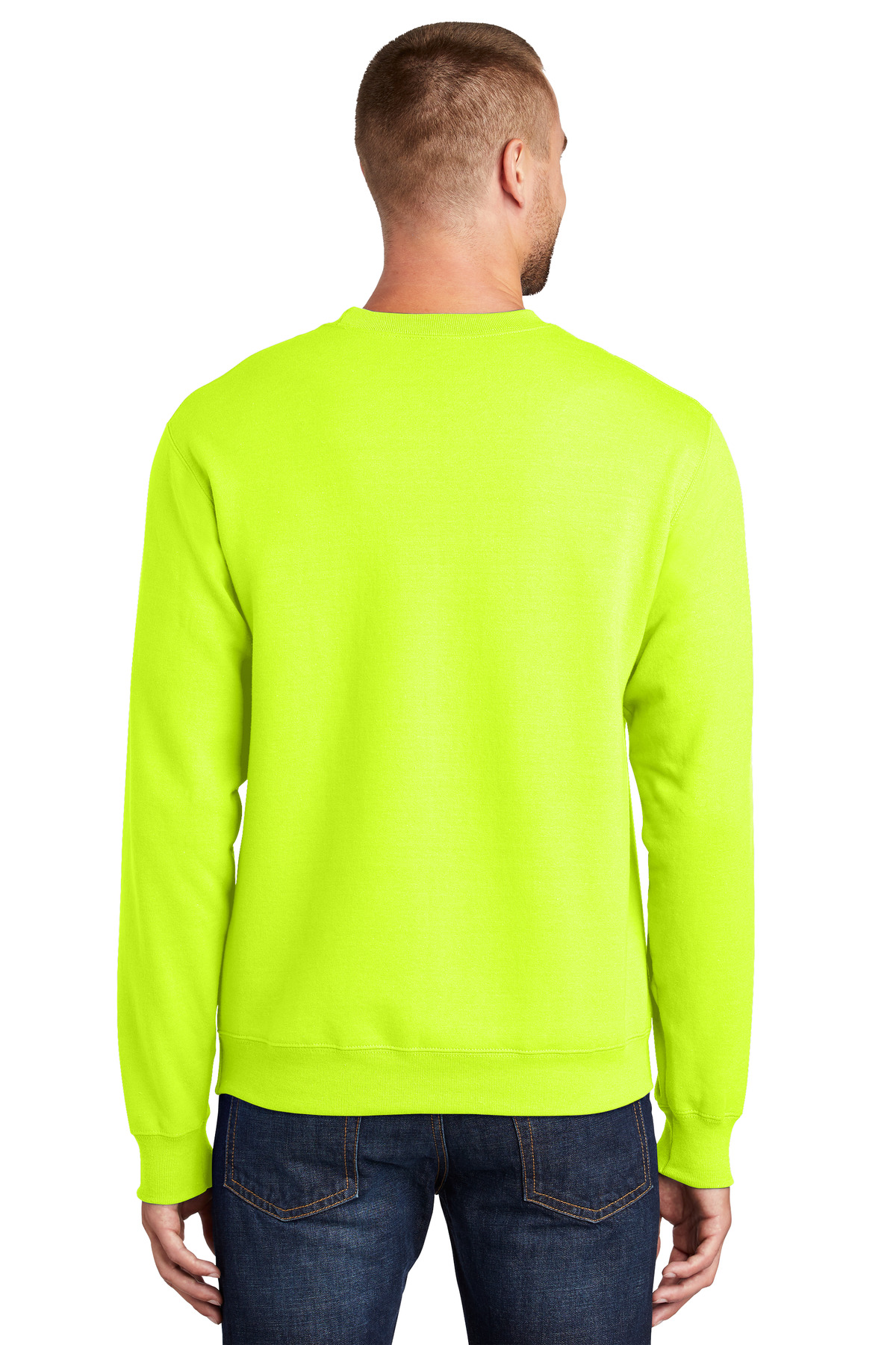 Port & Company® Essential Fleece Crewneck Sweatshirt, custom hoodie or sweatshirt with logo imprint 17