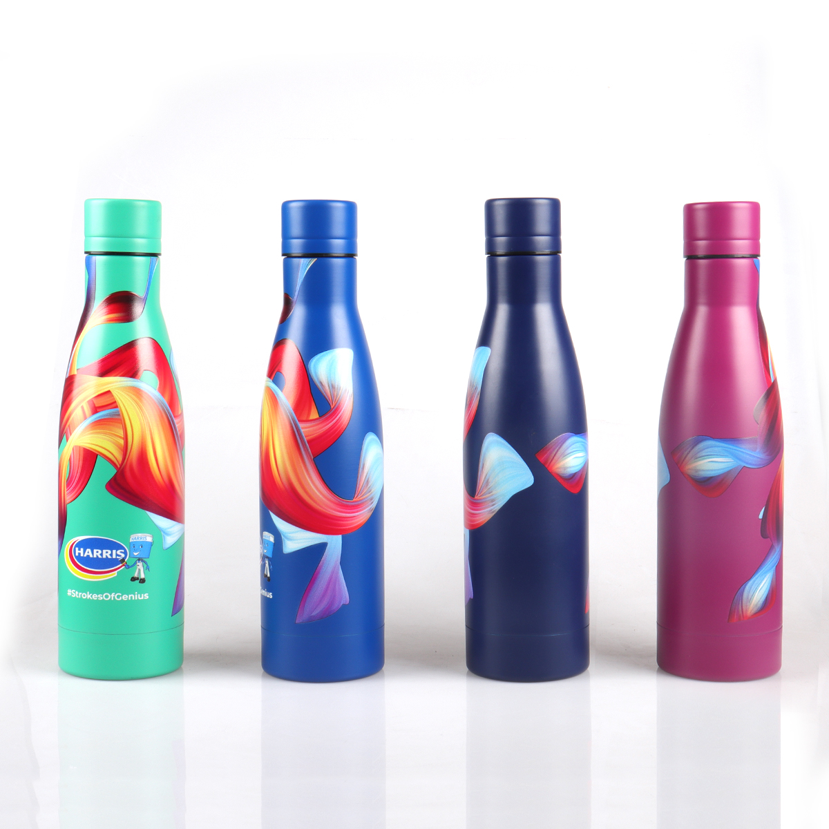 New Design Full Color Imprint Stainless Steel Coke Bottle 17 Oz, custom water bottle with logo imprint 3
