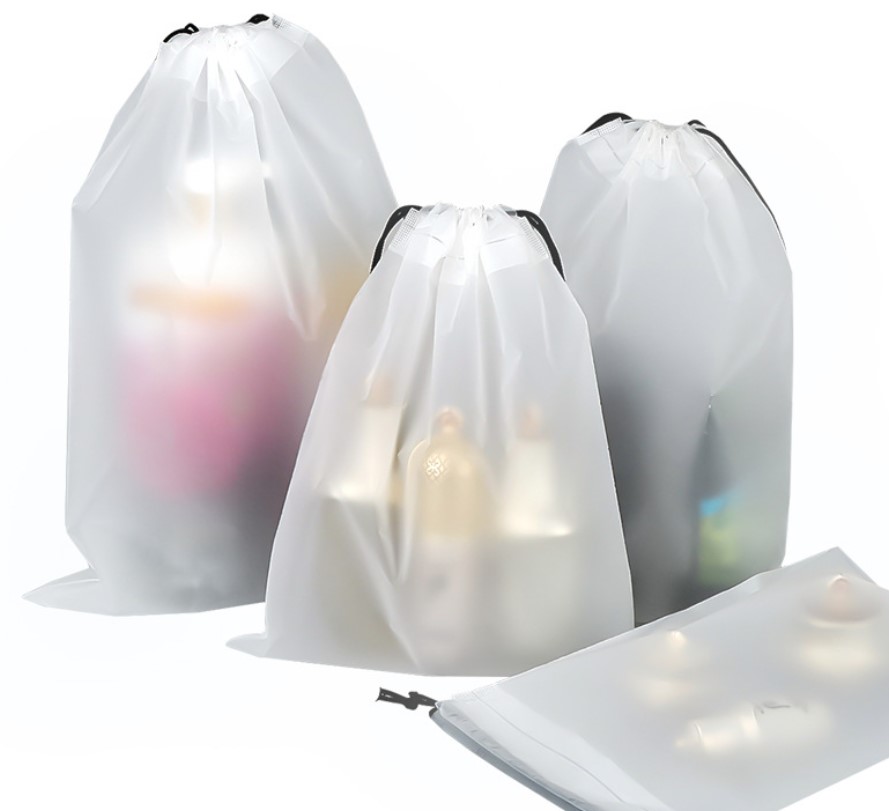 storage bag waterproof frosted clothes storage shoe storage 2
