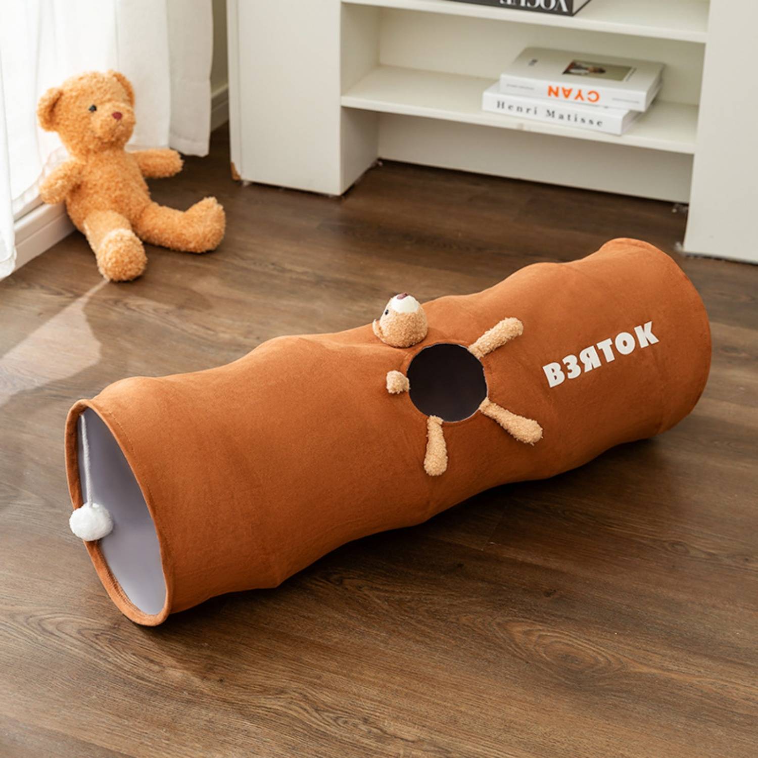 Foldable Cartoon Cat Tunnel Toy 5