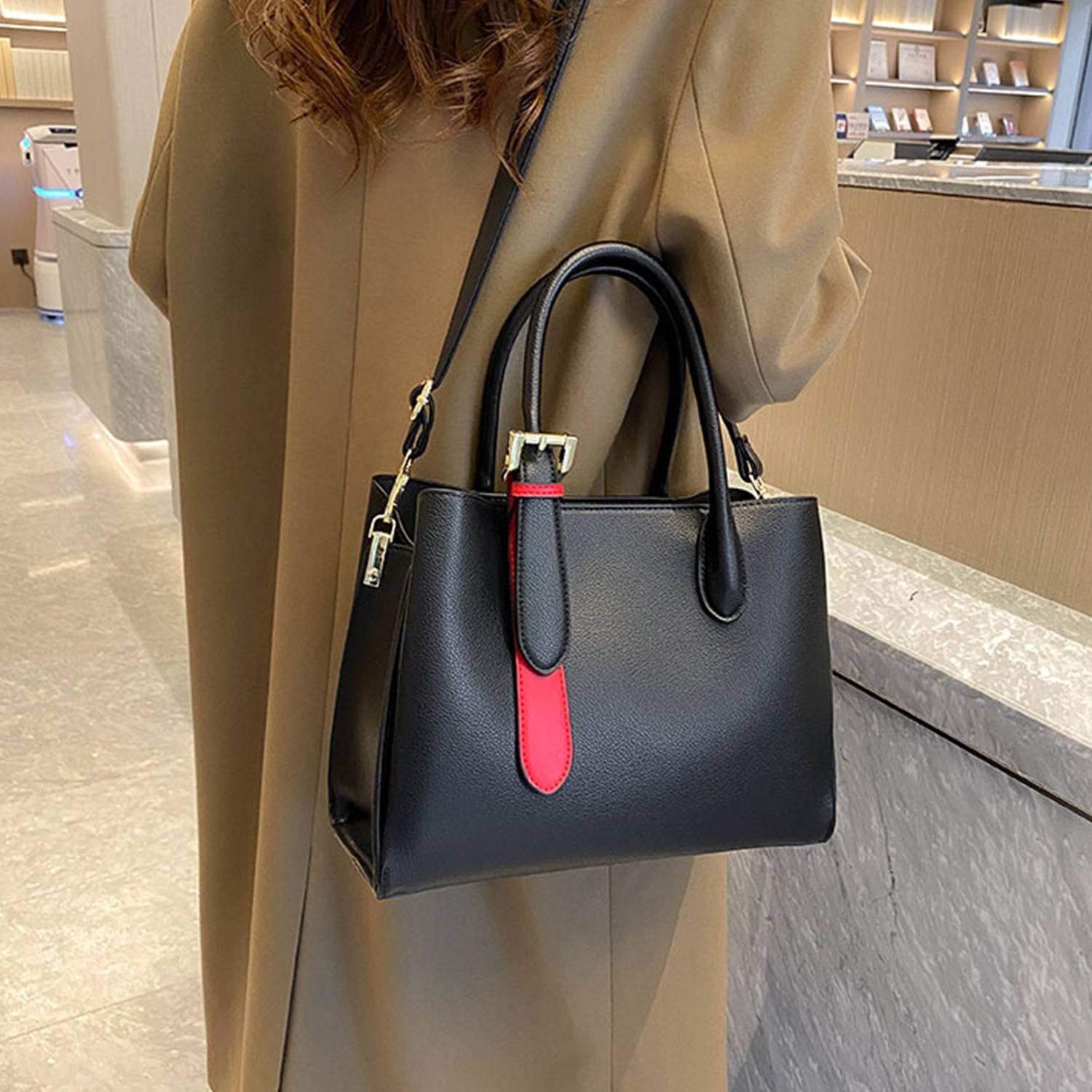 PU Leather Shoulder Crossbody Bag 1