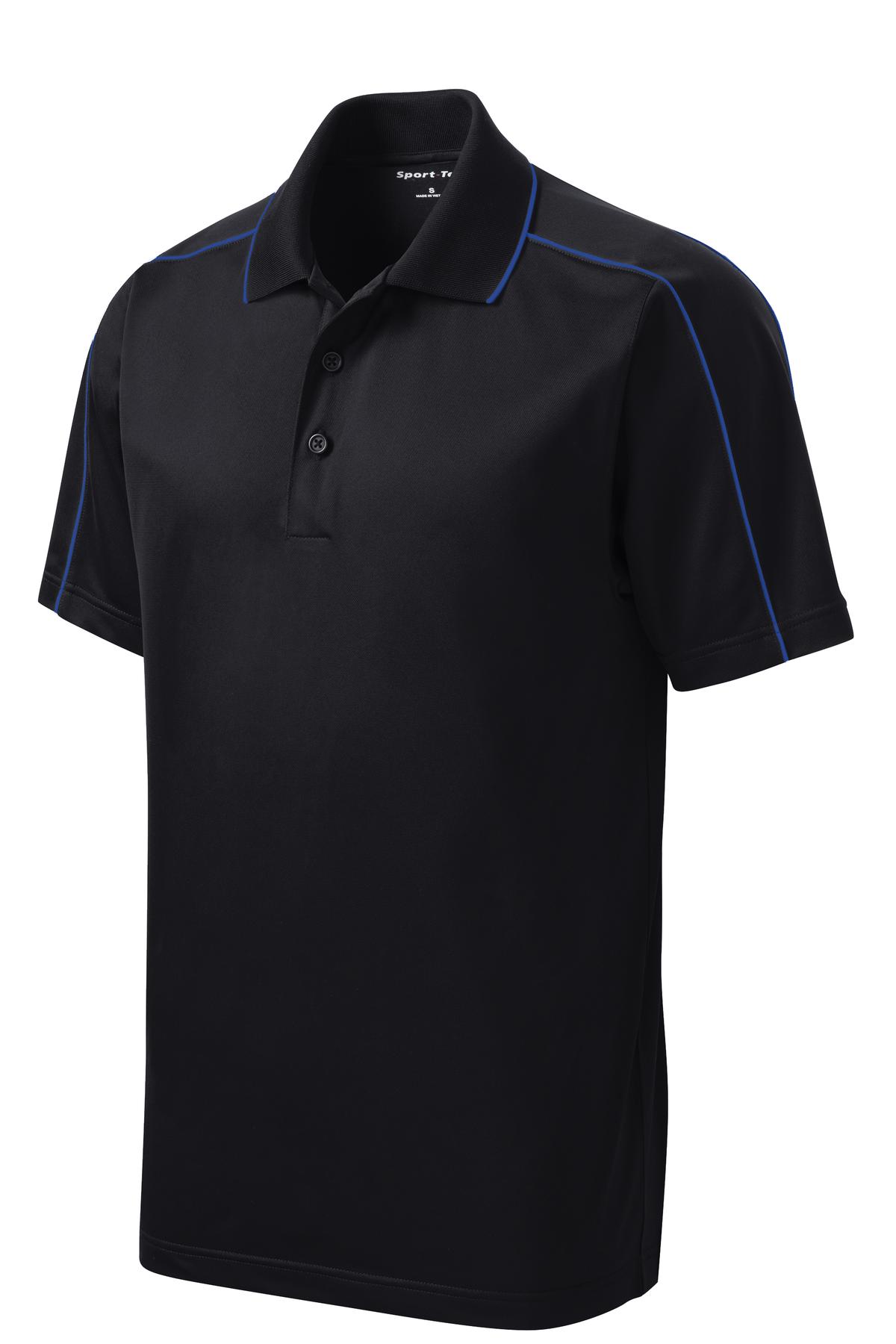 Sport-Tek Micropique Sport-Wick Piped Polo. ST653 25