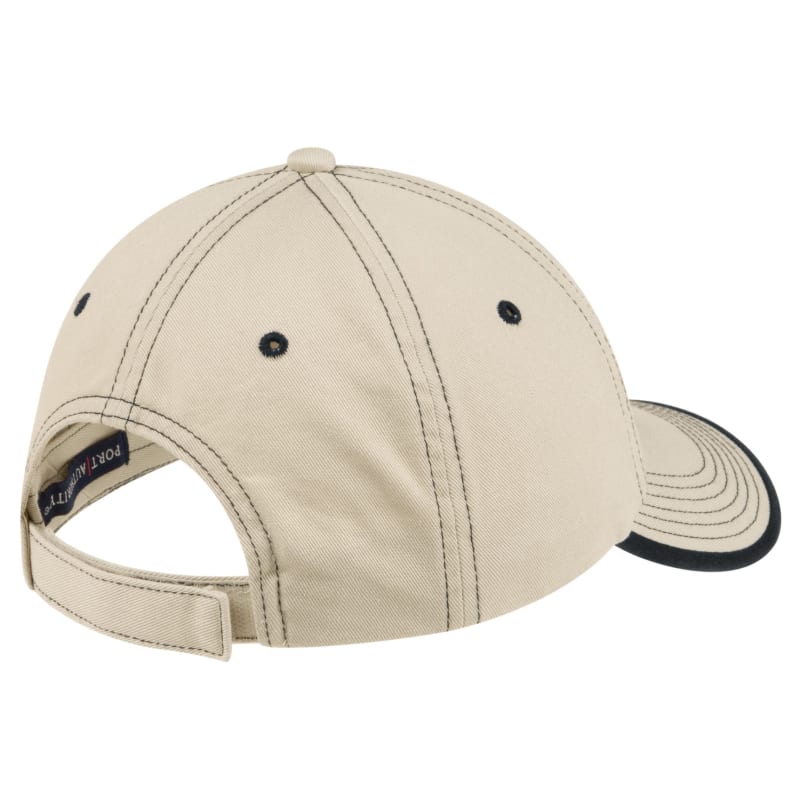 Port Authority Vintage Washed Contrast Stitch Cap. 2