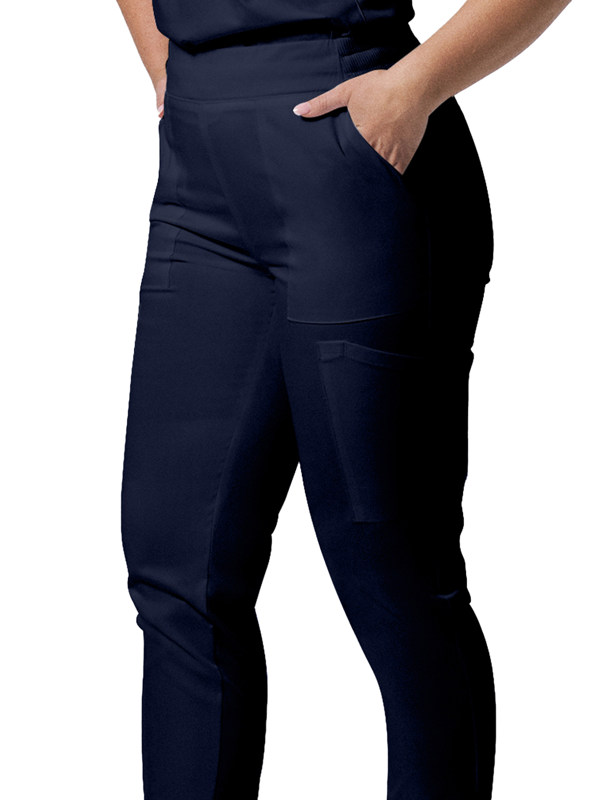 Landau - ProFlex - Women's Six-Pocket Mid-Rise Elastic-Back Waist Jogger Pant 23