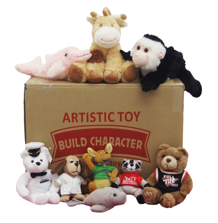 50 Assorted Size and Style Plush Toys 2