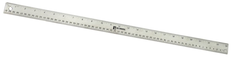 24" Flexible Stainless Steel Ruler 2