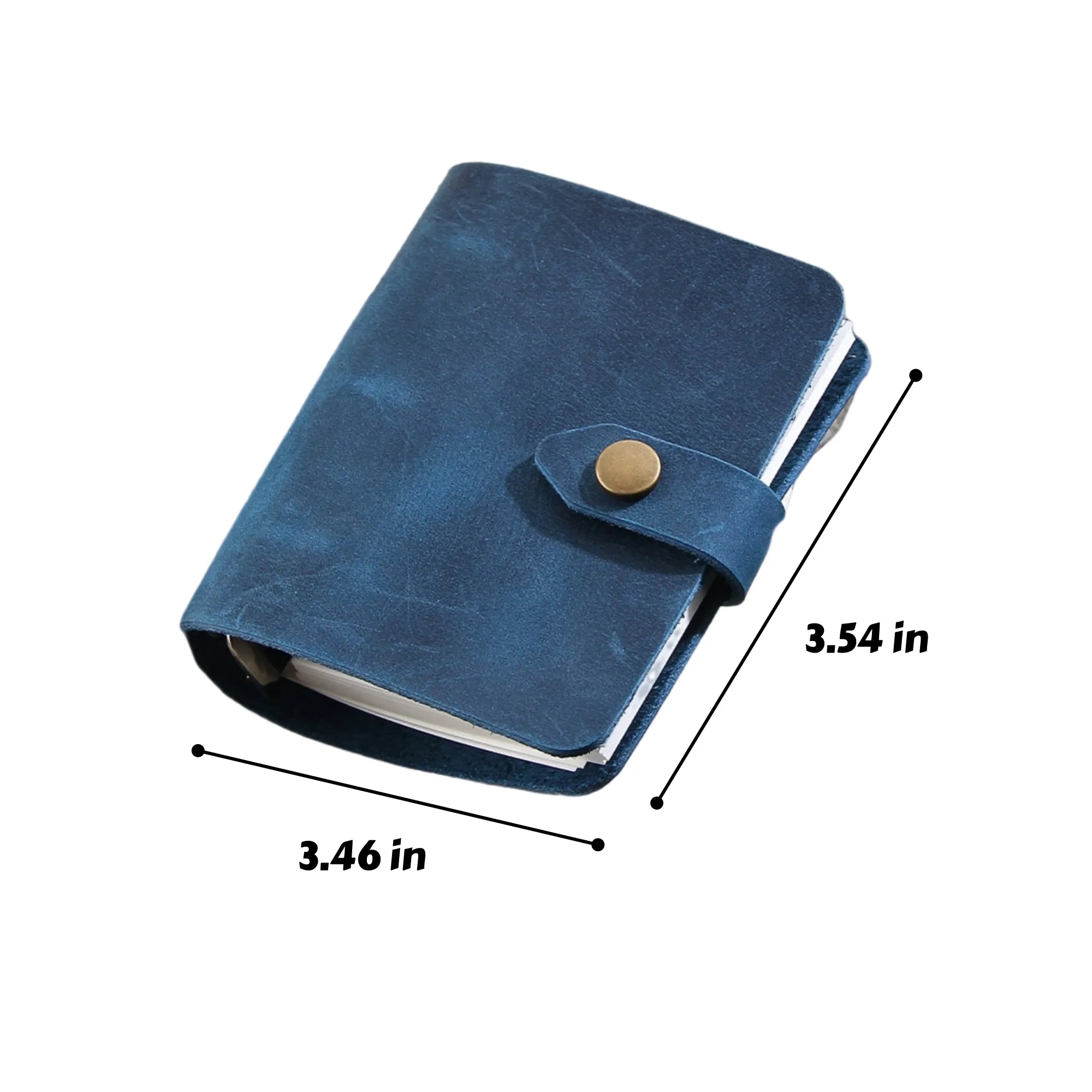 Leather A9 Mini Binder Refillable Notebook 3