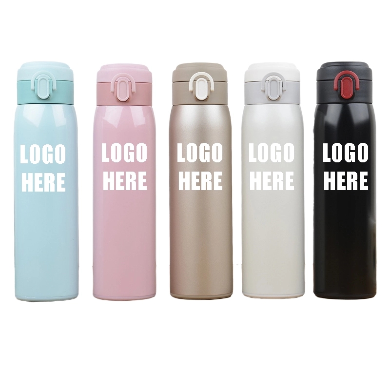 Custom 17 oz Stainless Steel Vacuum Insulated Water Bottle, custom water bottle with logo imprint 2