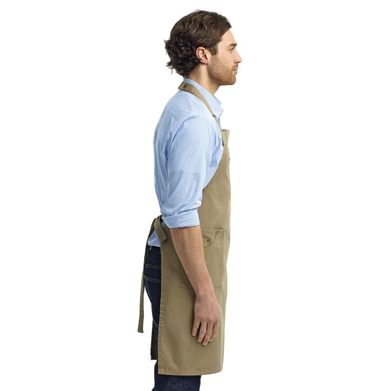 Artisan Collection By Reprime Unisex Cotton Chino Bib Apron 33
