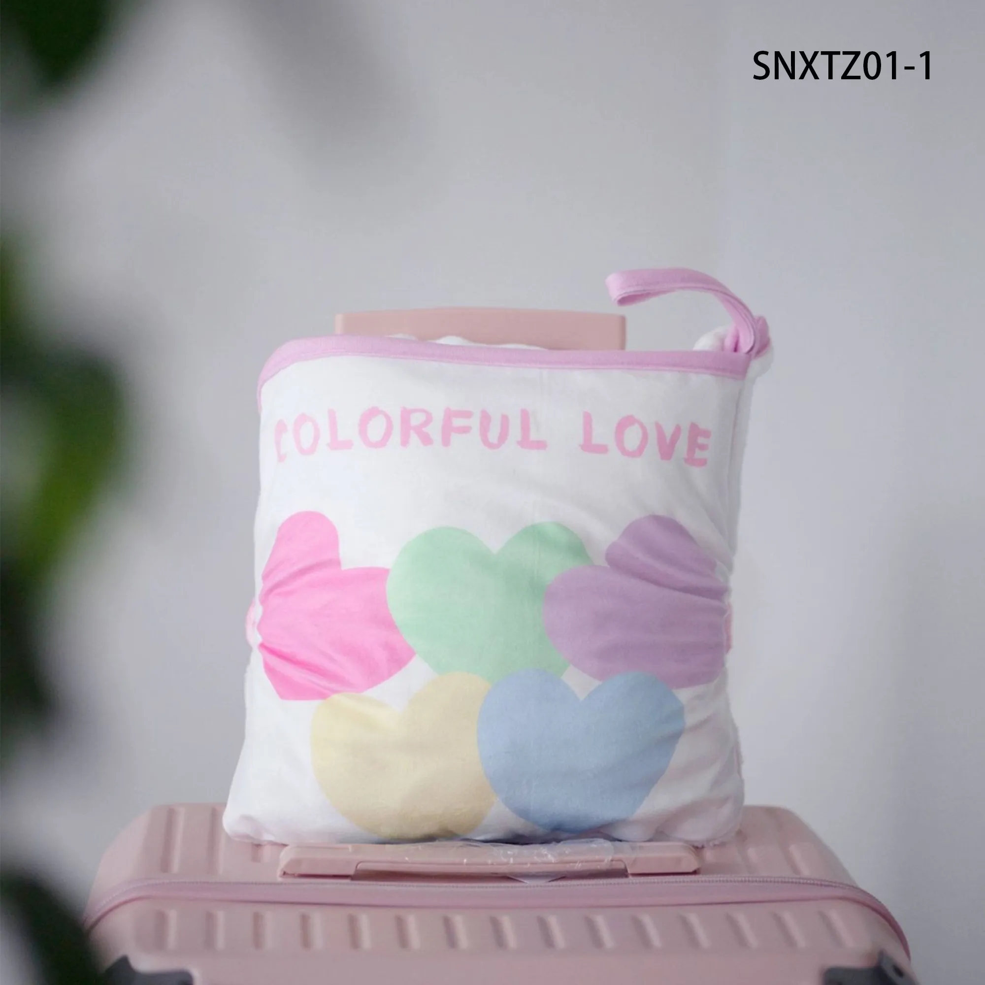Portable Flannel Blanket With Handles 5
