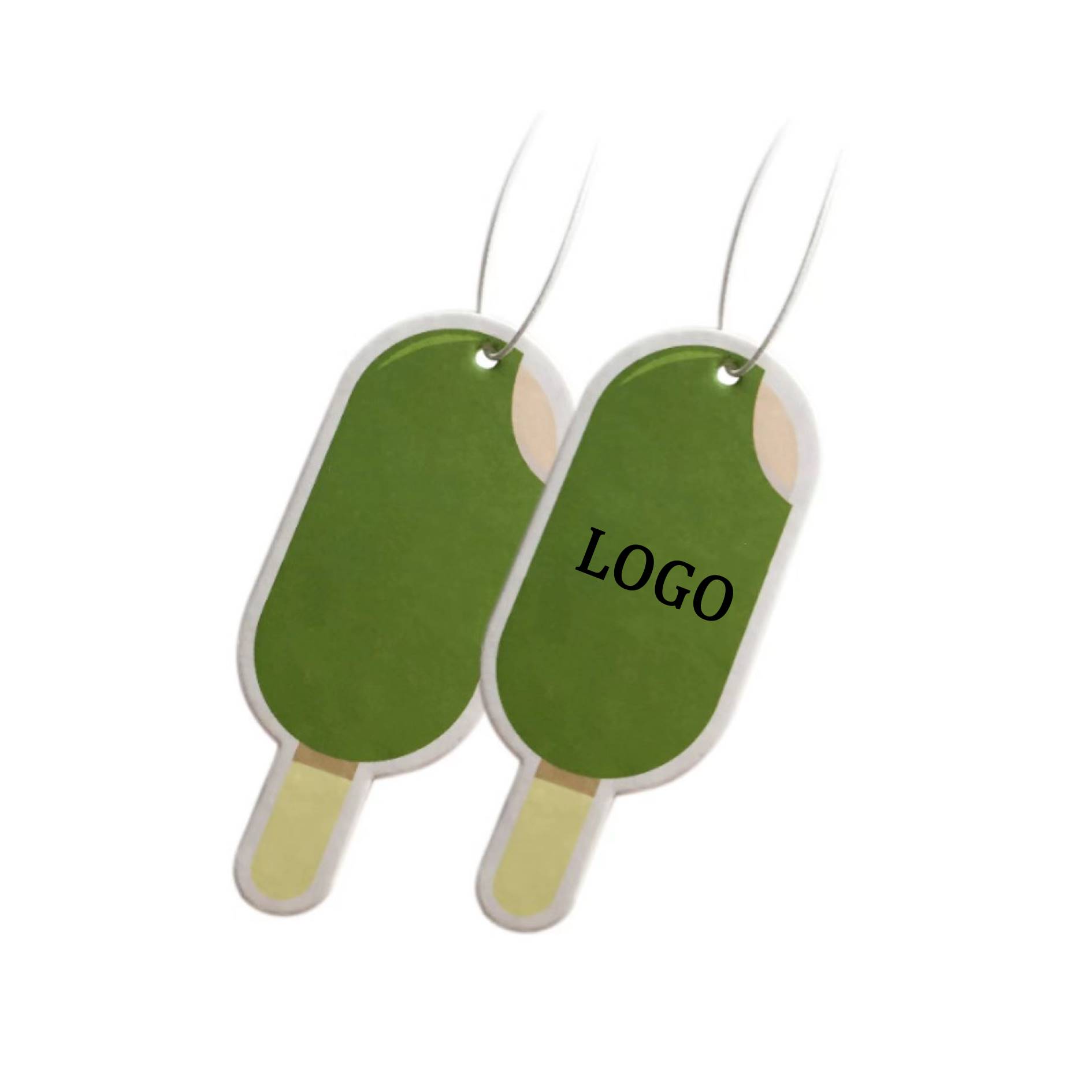 Ice Cream Shaped Paper Air Freshener Tag 2